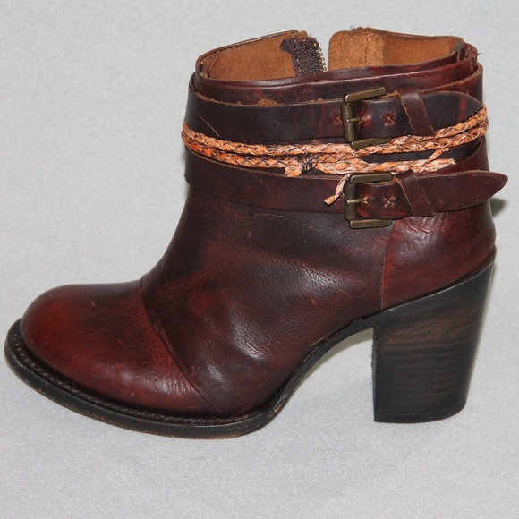 Freebird by Steven Shoes - Freebird - Steven Lion Cognac Leather Ankle Boots